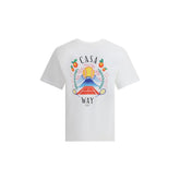 Casablanca White Cotton T-Shirt